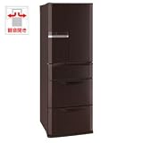 【エコポイント対象商品】三菱 445L 6ドア ノンフロン冷蔵庫(プレミアムウッド)光ビッグ MR-E45R-PW