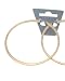 Pilgrim 16ct Gold Plated Hoop Earrings - Large