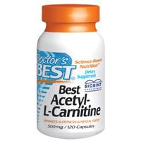 Doctors Best Acetyl L-Carnitine - 120 x 500mg Capsules