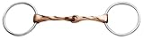 Korsteel Copper Mouth Slow Twist Loose Ring Snaffle