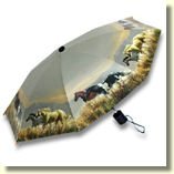 Adult Hautman "Band of Horses" Compact Umbrella