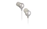 JVC HAFR36S Marshmallow Inner Ear Headphones with Microphone and Remote (Silver)