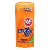 Arm & Hammer Ultramax Deodorant Anti-Perspirant Invisible Solid, Shower Fresh - 2.6 Oz/ pack, 4 pack