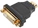 Electronics : Gold-Plated HDMI Plug to DVI-D Socket Adapter