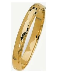 8mm 14k Fancy Bangle Bracelet