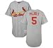 Albert Pujols Jerseys: St. Louis Cardinals Adult Away Grey #5