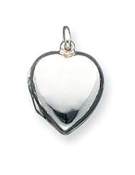 Sterling Silver Domed Heart Locket