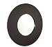 Contemporary Wide-framed Round Mirror