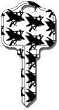 San Jose Sharks Kwikset KW House Key