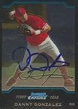 Danny Gonzalez, Philadelphia Phillies Autographed Card