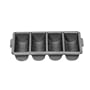 BIN CUTLERY 4-COMP GRAY, EA, 10-0296 RUBBERMAID COMMERCIAL UTILITY CARTS