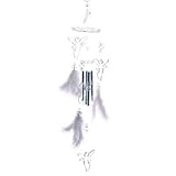 Review Leeora.com  / Angel Wind Chime with Feathers