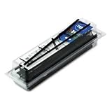 GBC VeloBind Easy-Editing Reclosable Binding Spines, 4 Pin Spines, Black, 200 Sheet Capacity, 25 Spines (9741630)
