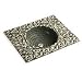 Kohler K-14029-BW-NA Congo Design on Vitreous China Countertop without Faucet Hole Dr...