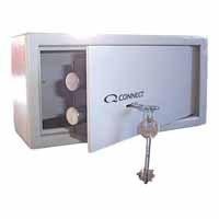 Childrens Toyshop  Computer : Q Connect Key-Operated Safe 6 Litre H150xW200xD200mm KF04387
