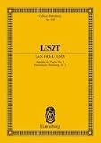 Les Pr�ludes: Sinfonische Dichtung Nr. 3. Orchester. (Eulenburg Studienpartituren) - 