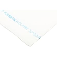 Kimberly-Clark Wypall X70 Hydroknit Foodservice Towel, 23-1/2" Length x 12-1/2" Width, White with Blue Stripe (Case of 300)
