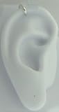Sterling Silver Left Or Right Nonpiercing Mini Wire Band Upper Ear Cuff