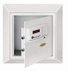 A1 Quality Safes Digital Keypad Electronic Hotel Wall Safe With Card Reader