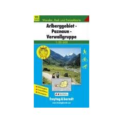Freytag Berndt Wanderkarten, Arlberggebiet, Paznaun, Verwallgruppe: Arlberg Region, Paznaun, Verwall Mountains