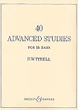 40 Advanced Studies for Bb Bass Tuba edited by H.W. Tyrell