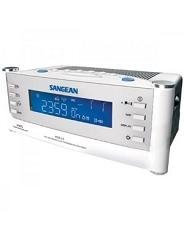 Sangean Am/Fm Atomic Clock Radio Adjustable Alarm Buzzer Level Alarm Set Led Indicator