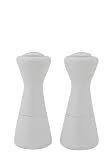 Zoom Mill Salt & Peppermill In White High Gloss Finish 170mm