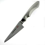 All Stainless Ultra-Chef Honesuki Knife, Damascus