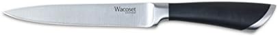 5 inch Professional Grade Utility Knife with Forged Stainless Steel Handle by Wacoset
