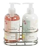 The Thymes Kimono Rose Sink Set w/Caddy