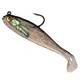 Pre-Rigged Saltwater 5 Mullet-Holo Silver Black