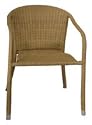 TERRACE MATES Stacking Arm Chair / Coffee / (Set of 2)