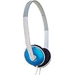 Audio Technica ATH-ES3W Portable Headphones with 28mm Neodymium Drivers, Blue Metallic