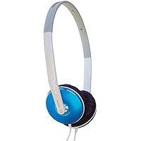 Audio Technica ATH-ES3W Portable Headphones with 28mm Neodymium Drivers, Blue Metallic