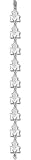 Marshall Thundering Herd Solid Sterling Silver M Marco Bracelet 8