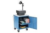 Blue Security Audio Visual Cart 500 Lb. Capacity