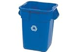 40 Gallon Square Rubbermaid Brute Recycling Container
