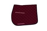 English Saddle Pad Wine