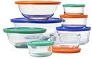 Pyrex 16-Piece Glass Mixing With Lids