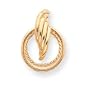 14k Polished and Twisted Fancy Post Earrings - JewelryWeb