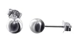 Sterling Silver 5mm Plain Ball Post Back Stud Earrings