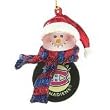 Montreal Canadiens 3" Acrylic Striped Home Run Snowman - NHL Hockey