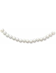 Genuine 14K Yellow Gold 6.5-7mm White Akoya Saltwater Cultured Pearl Bracelet 7 Inches 100% Satisfaction Guaranteed.