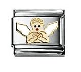 Angel White Classic Enamel, Italian Charm by Nomination Charms
