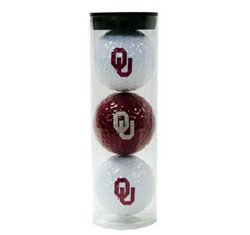 Team Golf Oklahoma Sooners - Clear Ball Tube