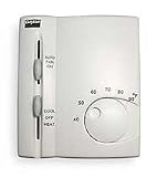 Dayton 1UHE5 Low V T-Stat, Heatpump, 1Heat, 1 Cool, White