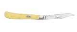 Case Cutlery 80031 Slimline Trapper Pocket Knife with Stainless Steel Blade Yellow Synthetic