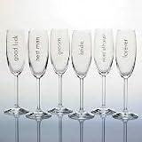 Marquis by Waterford Vintage Entertaining Collection Wedding Party Flutes Set of 6