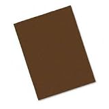 Riverside Paper Groundwood Construction Paper, 9in. x 12in., Dark Brown