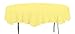 Creative Converting Octy-Round Paper Table Cover, 82-Inch, Mimosa